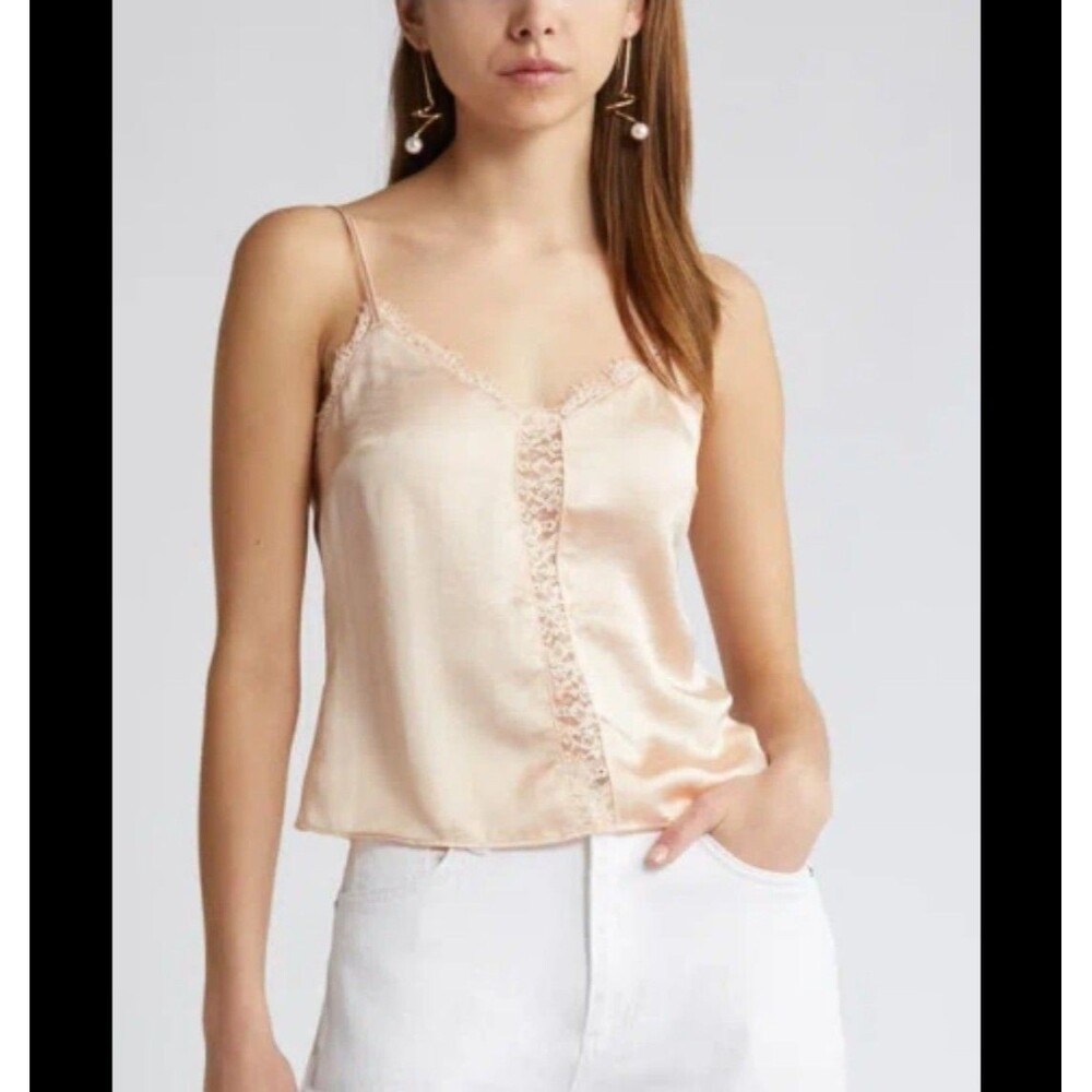 OPEN EDIT cropped Camisol In Soft Peach Size S